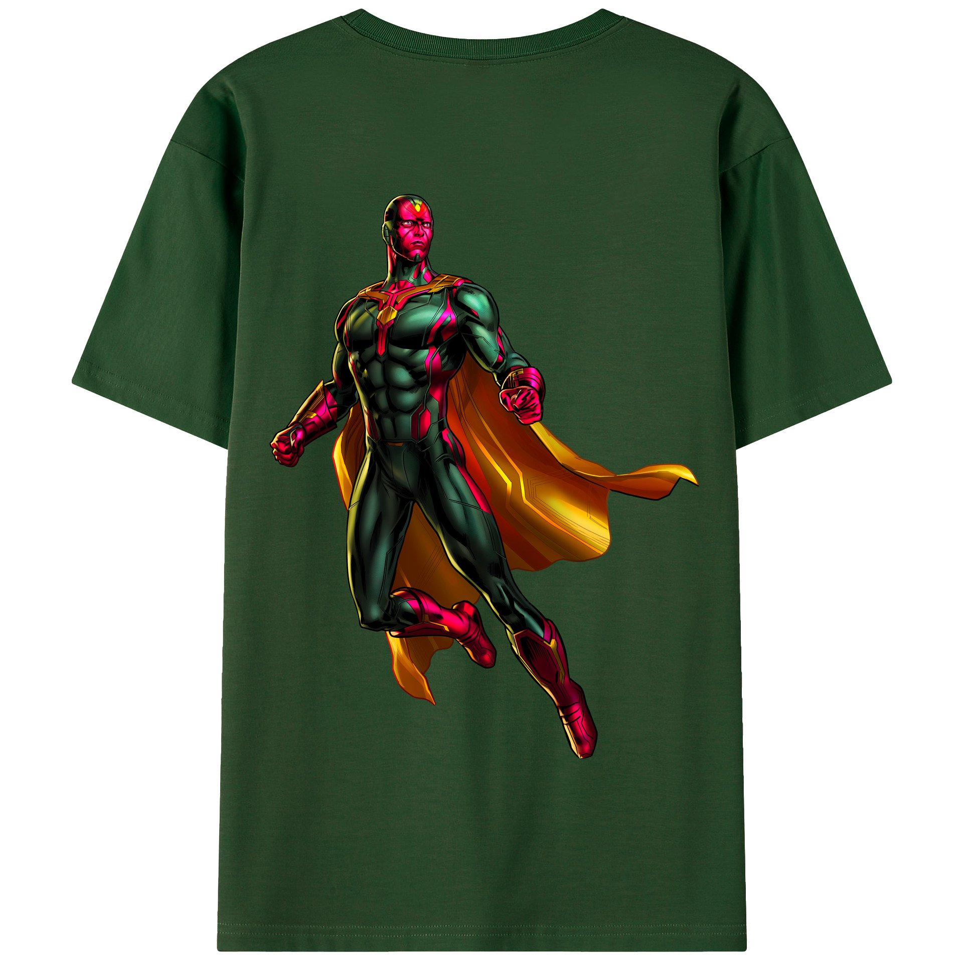 （画像用） アベンジャーズ The Avengers 綿100％半袖Tシャツ（背面プリント）